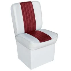 WISE SEATING Premium Jump Seat - White/Red