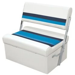 WISE SEATING Flip-Flop Seat - White/Navy/Blue