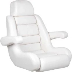 TODD 5-Star Flip-Up Helm Seat - White