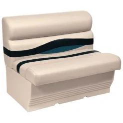 WISE SEATING 36"Premium Bench Seat, Navy/Cobalt