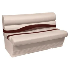 WISE SEATING 50"Premium Bench Seat, Wineberry/Manatee