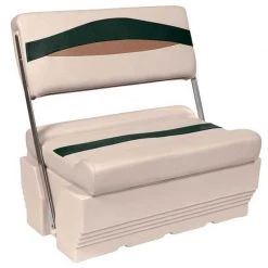 WISE SEATING Premium Flip-Flop Seat, Jade/Fawn