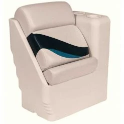 WISE SEATING Premium Right Lean Back Recliner, Navy/Cobalt