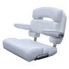 TACO MARINE 23" Deluxe Capri Helm Chair, White