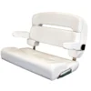 TACO MARINE 36" Deluxe Capri Helm Bench Chair, White