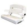 TACO MARINE 40" Deluxe Capri Helm Bench Chair, White