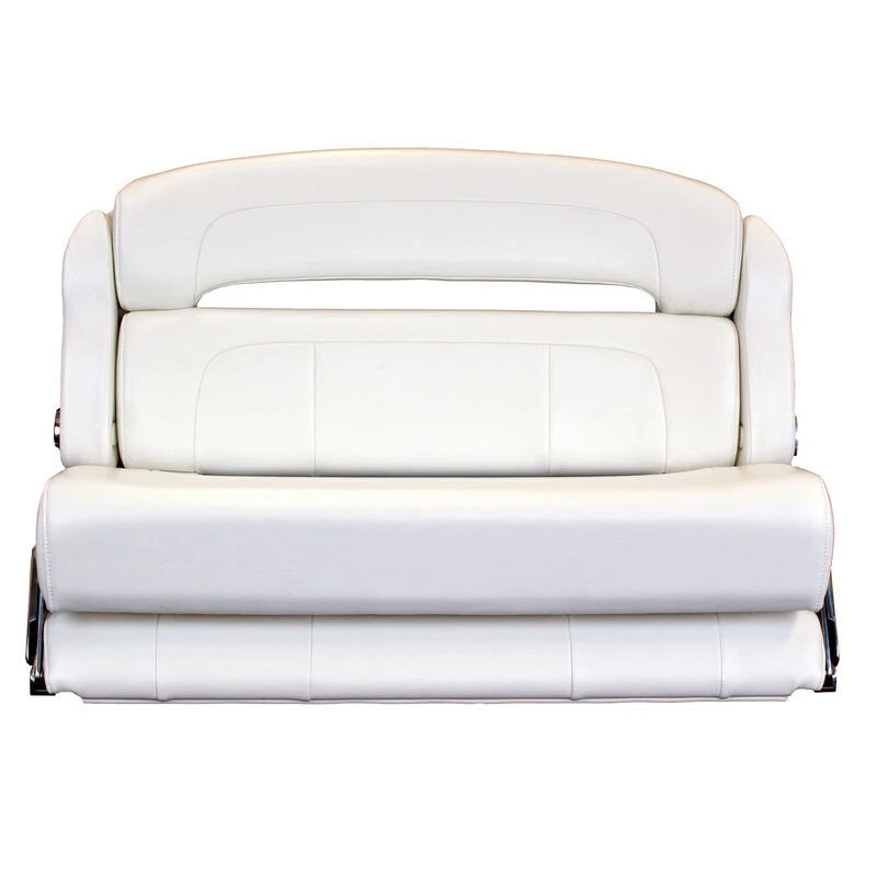 TACO MARINE 40" Deluxe Capri Helm Bench Chair, White 2 TACO MARINE 40" Deluxe Capri Helm Bench Chair, White - Image 2