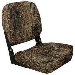 SPRINGFIELD Low Back Folding Coach Seat, Mossy Oak Duck Blind