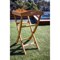 SEATEAK Teak Folding Tray -West Marine Store 16225385 6 1500