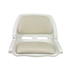 SPRINGFIELD Traveler Folding Seat, White Upholstery With White Shell 7 SPRINGFIELD Traveler Folding Seat, White Upholstery With White Shell -West Marine Store 17071465 1500