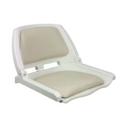SPRINGFIELD Traveler Folding Seat, White Upholstery With White Shell 6 SPRINGFIELD Traveler Folding Seat, White Upholstery With White Shell -West Marine Store 17071465 2 1500