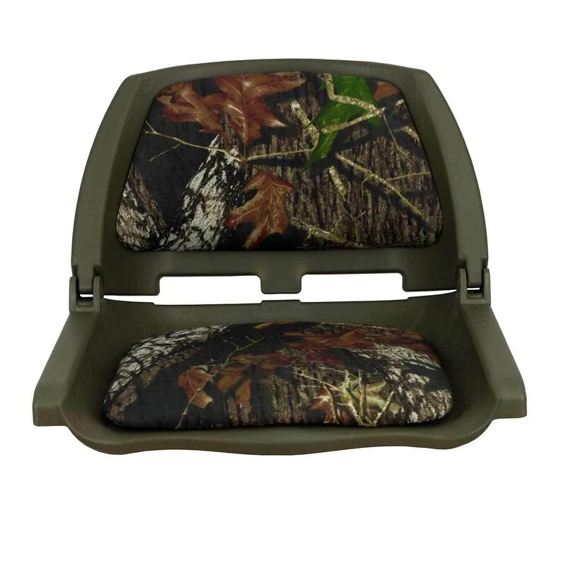 SPRINGFIELD Traveler Folding Seat, Green Shell With Mossy Oak™ Break-Up Upholstery 1 SPRINGFIELD Traveler Folding Seat, Green Shell With Mossy Oak™ Break-Up Upholstery