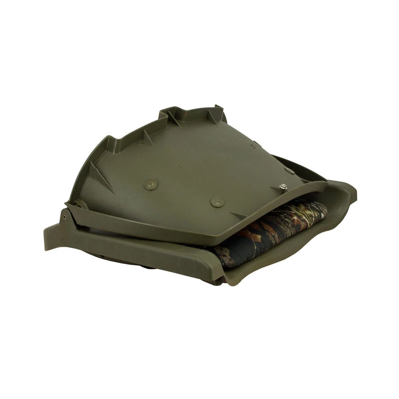 SPRINGFIELD Traveler Folding Seat, Green Shell With Mossy Oak™ Break-Up Upholstery 4 SPRINGFIELD Traveler Folding Seat, Green Shell With Mossy Oak™ Break-Up Upholstery - Image 4