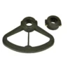 SPRINGFIELD 3 1/2" Footrest And Bushing Set, Black