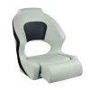 SPRINGFIELD Deluxe Sport Flip-Up Seat, Charcoal And White Upholstery