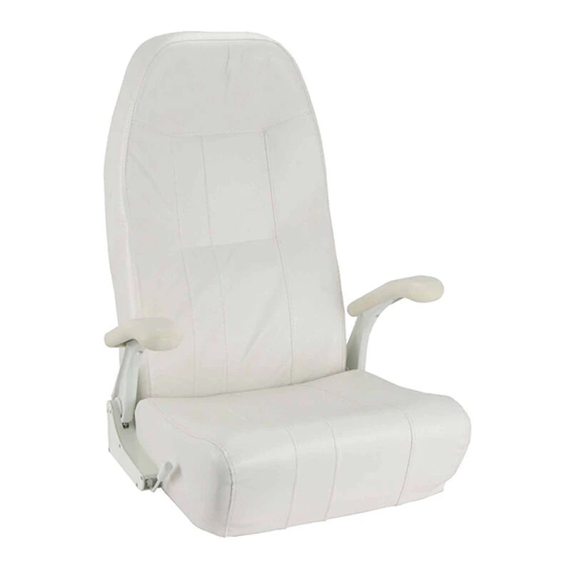 SPRINGFIELD Norwegian Helm Seat with White Upholstery 1 SPRINGFIELD Norwegian Helm Seat with White Upholstery