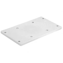 WISE SEATING Bucket Seat Mounting Plate, White