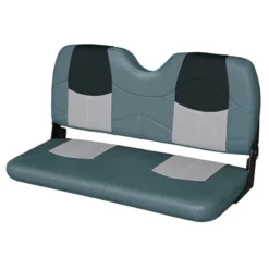 WISE SEATING 42" Bench Seat, Charcoal/Gray/Black