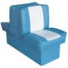 WISE SEATING 10" Base Run-a-Bout Lounge Seat, Light Blue/White