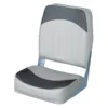 WISE SEATING High Back Boat Seat, Gray/Charcoal