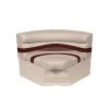 WISE SEATING Premier Pontoon, Bow Radius Corner Section