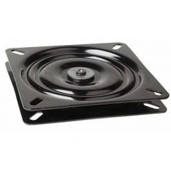 ATTWOOD Black Powder Coated Seat Swivel, 0° Tilt