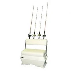 TODD Deluxe Angler Series Swingback Seat, With Rod Holders