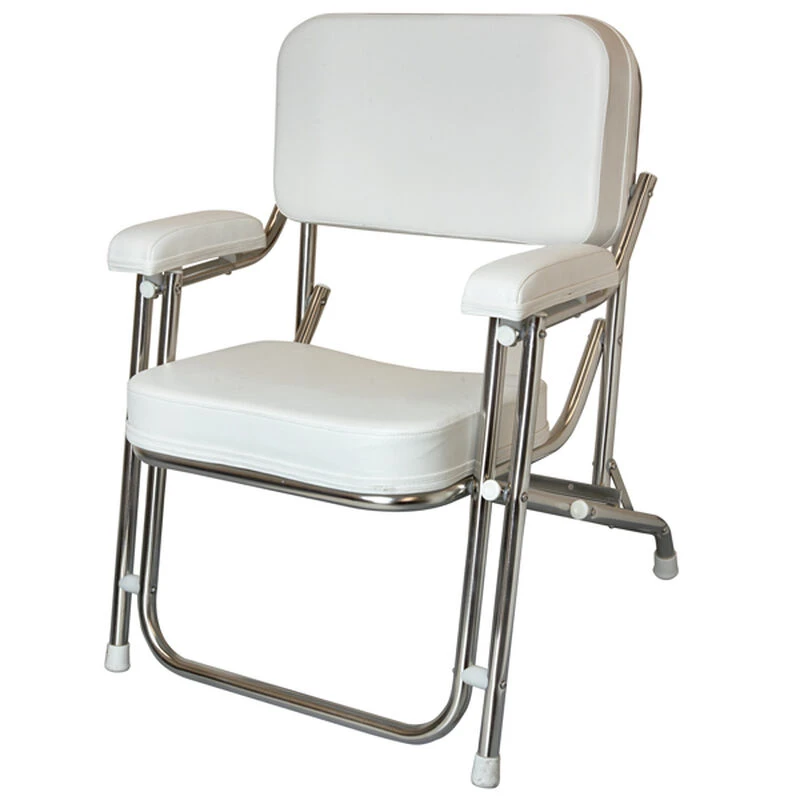 WEST MARINE Kingfish II Aluminum Folding Deck Chair 1 WEST MARINE Kingfish II Aluminum Folding Deck Chair